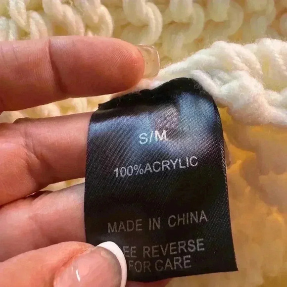 Wishlist Chunky crewneck hand made sweater size s/m. - Picture 14 of 15